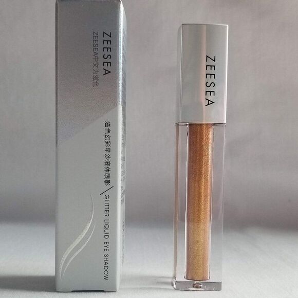 Zeesea - Glitter Liquid Eyeshaodow - 04 Sunset Bouldvard - Picture 1 of 9